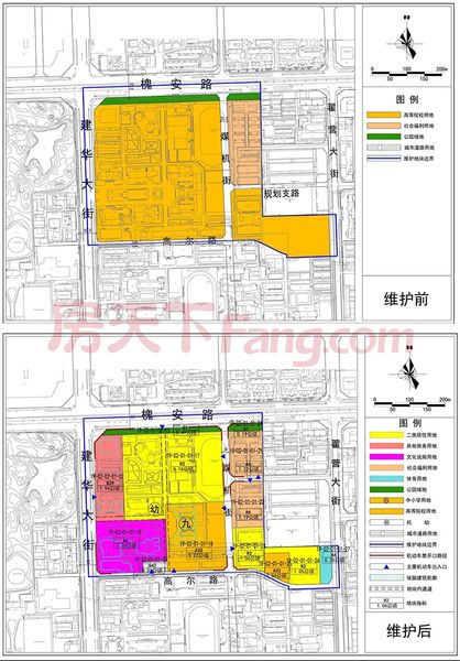 曝石市8宗地块控规 石家庄经济学院老校区规划抢先看